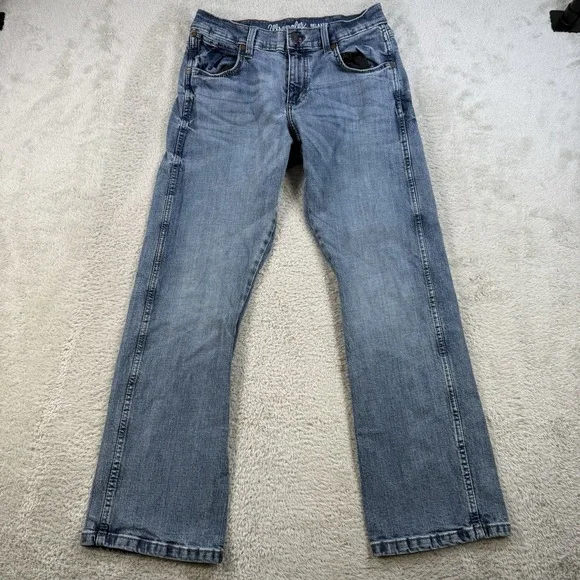 Wrangler Retro Jean Men 30x30 (Fit 29x28) Relaxed Boot Blue Denim Cowboy Western - Picture 1 of 8